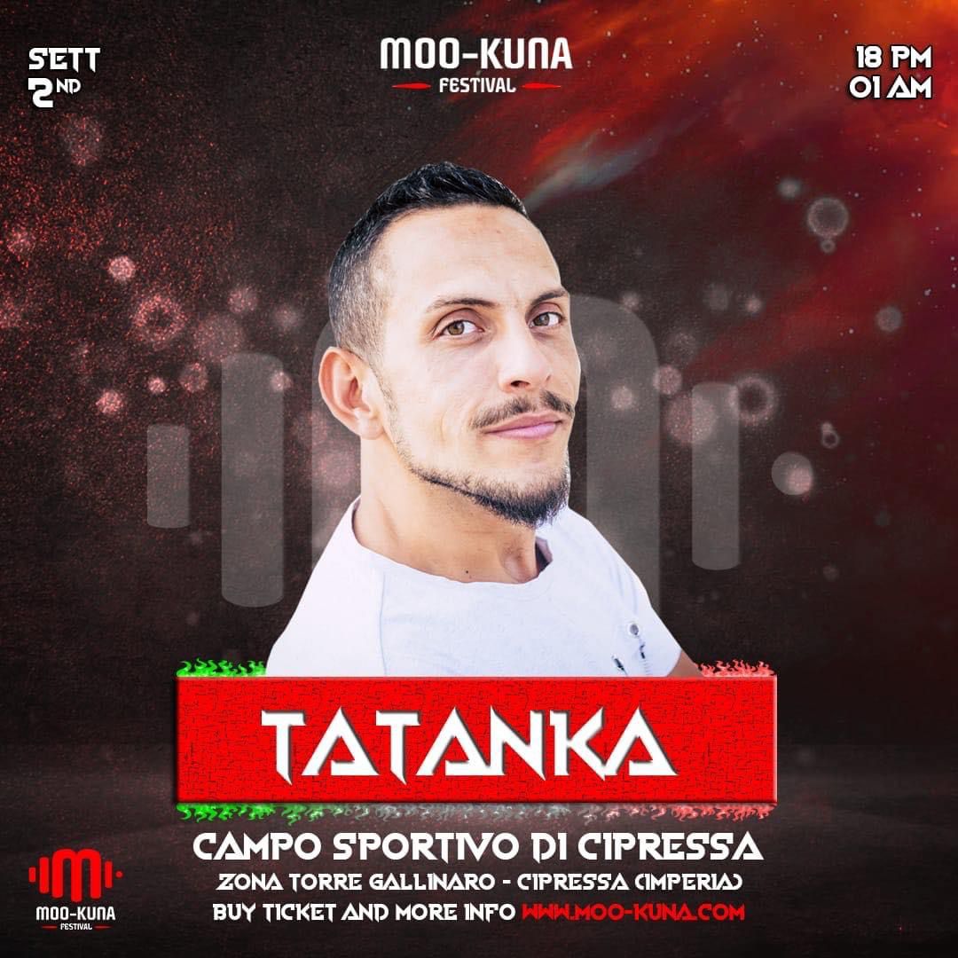 Venerdì 2 Settembre DJ TATANKA @ MOO-KUNA FESTIVAL - Cipressa ( IM)
